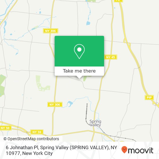 6 Johnathan Pl, Spring Valley (SPRING VALLEY), NY 10977 map