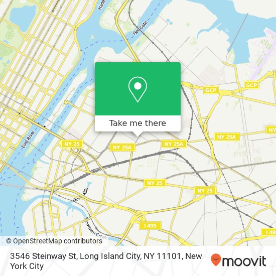 3546 Steinway St, Long Island City, NY 11101 map