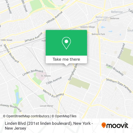 Linden Blvd (201st linden boulevard) map