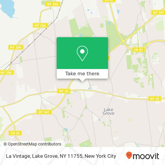 Mapa de La Vintage, Lake Grove, NY 11755