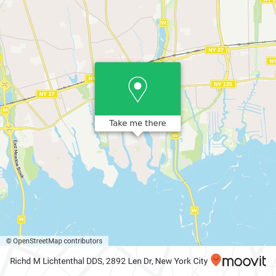 Richd M Lichtenthal DDS, 2892 Len Dr map