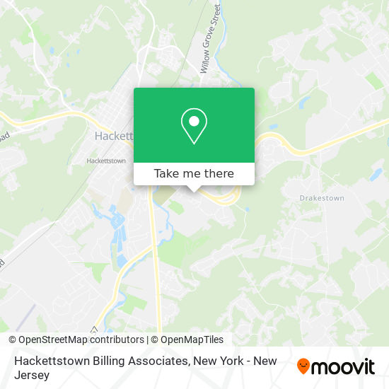 Hackettstown Billing Associates map