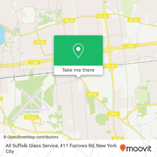 All Suffolk Glass Service, 411 Furrows Rd map