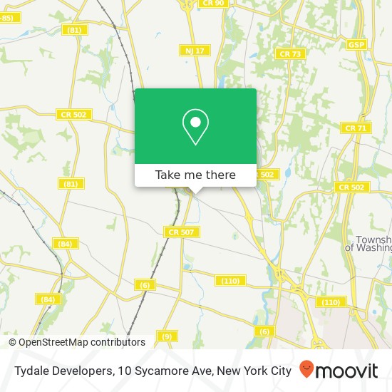 Mapa de Tydale Developers, 10 Sycamore Ave