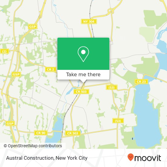 Mapa de Austral Construction
