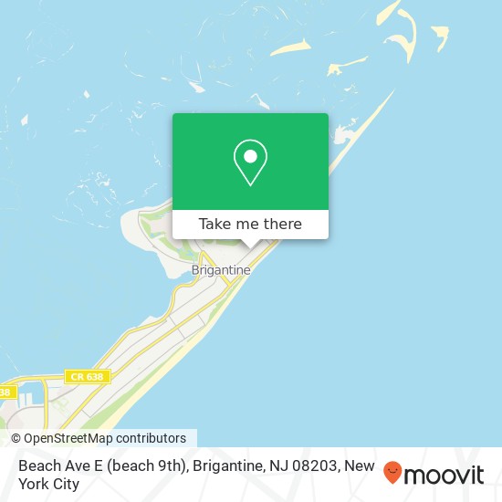 Beach Ave E (beach 9th), Brigantine, NJ 08203 map