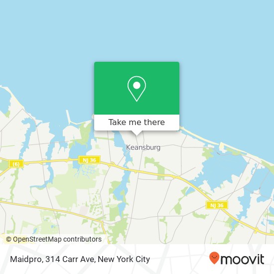 Mapa de Maidpro, 314 Carr Ave