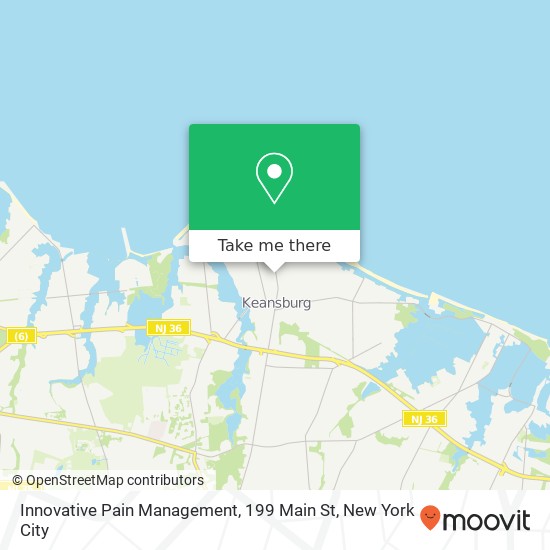 Mapa de Innovative Pain Management, 199 Main St
