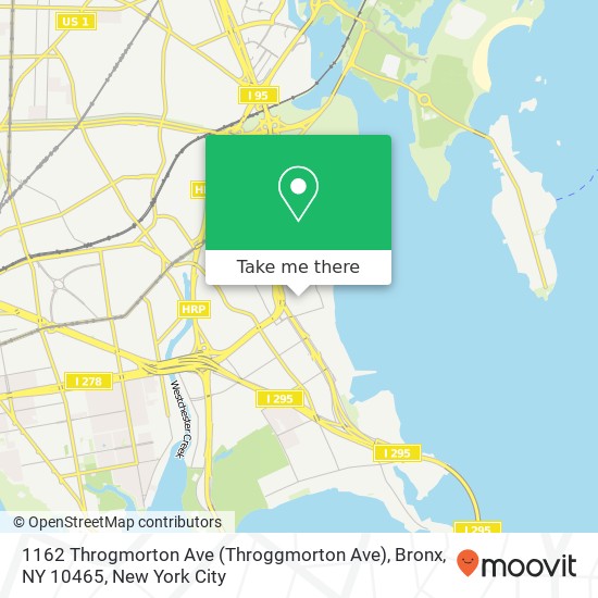 1162 Throgmorton Ave (Throggmorton Ave), Bronx, NY 10465 map