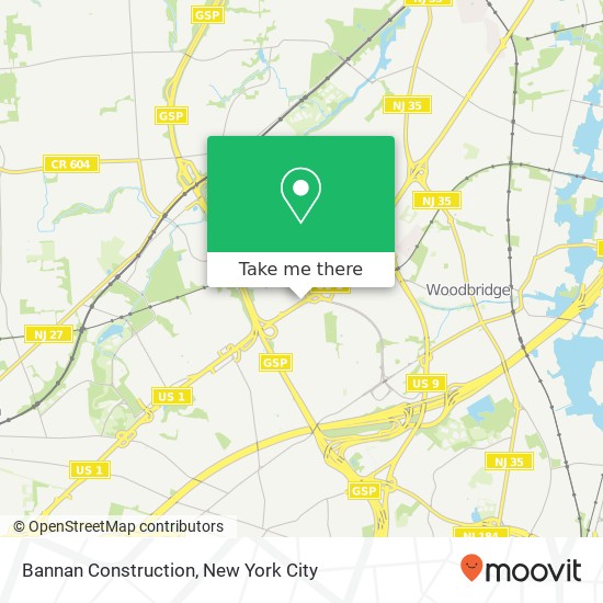 Bannan Construction map