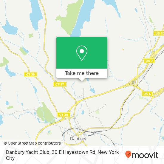 Danbury Yacht Club, 20 E Hayestown Rd map