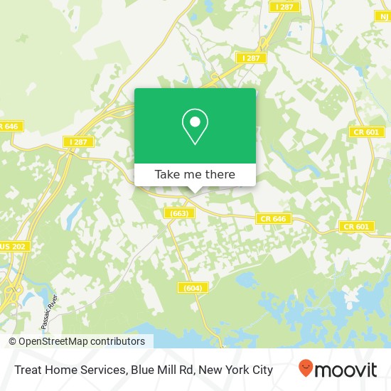 Mapa de Treat Home Services, Blue Mill Rd