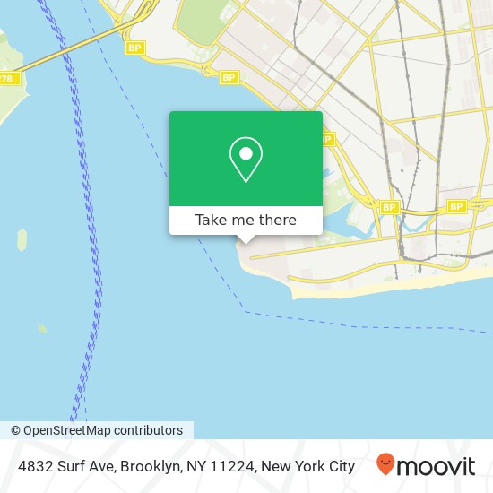 4832 Surf Ave, Brooklyn, NY 11224 map