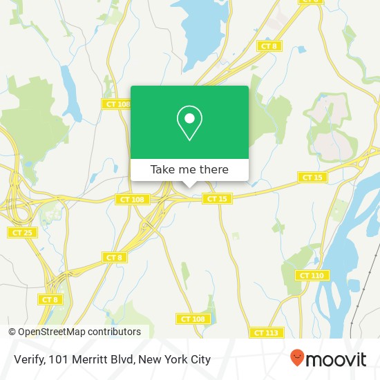 Mapa de Verify, 101 Merritt Blvd