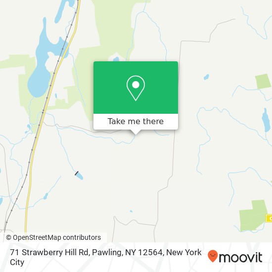 Mapa de 71 Strawberry Hill Rd, Pawling, NY 12564