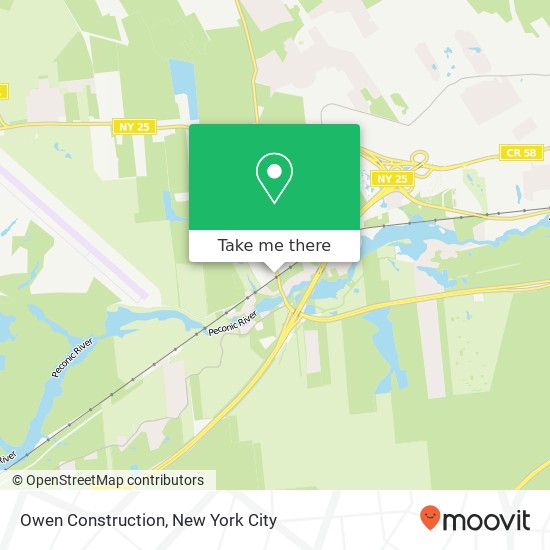 Owen Construction map