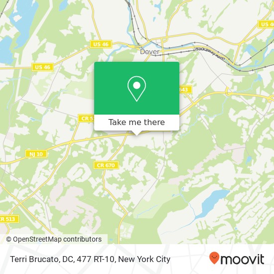 Mapa de Terri Brucato, DC, 477 RT-10