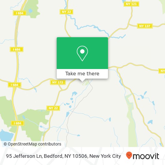 95 Jefferson Ln, Bedford, NY 10506 map