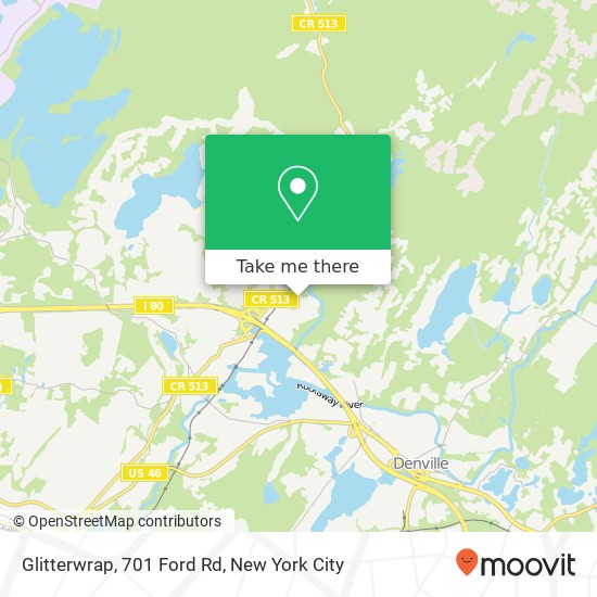 Mapa de Glitterwrap, 701 Ford Rd