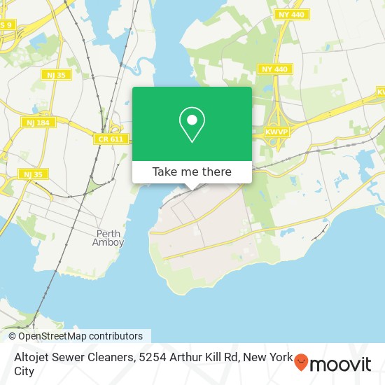 Mapa de Altojet Sewer Cleaners, 5254 Arthur Kill Rd