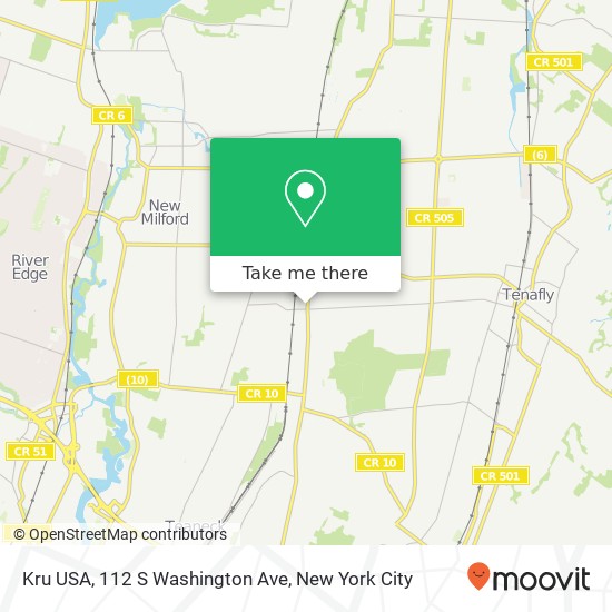 Mapa de Kru USA, 112 S Washington Ave