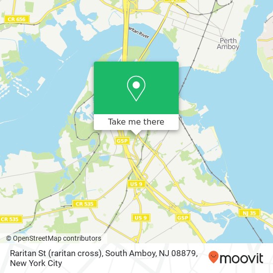 Raritan St (raritan cross), South Amboy, NJ 08879 map