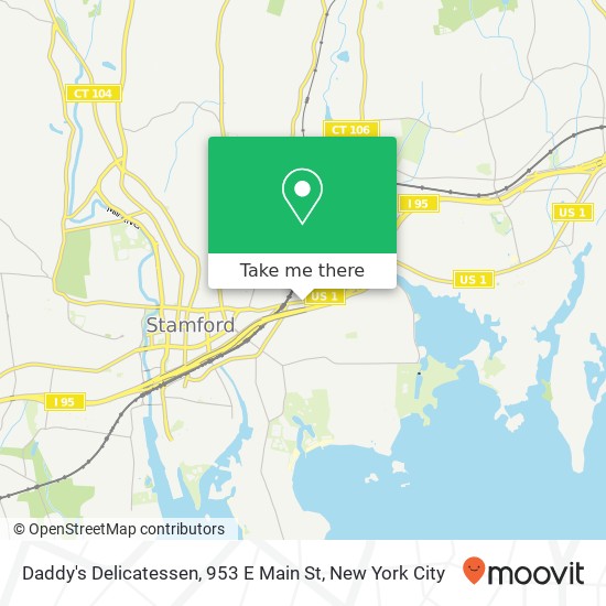 Mapa de Daddy's Delicatessen, 953 E Main St