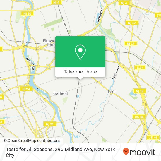 Mapa de Taste for All Seasons, 296 Midland Ave
