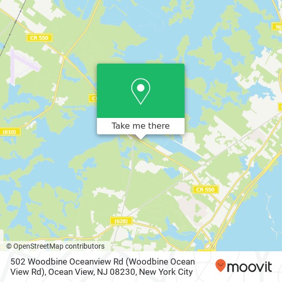 502 Woodbine Oceanview Rd (Woodbine Ocean View Rd), Ocean View, NJ 08230 map