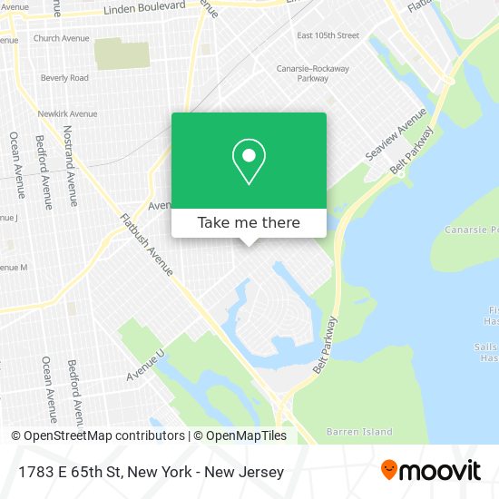 Mapa de 1783 E 65th St