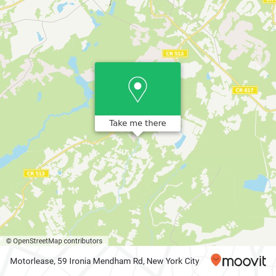 Motorlease, 59 Ironia Mendham Rd map