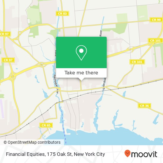 Financial Equities, 175 Oak St map