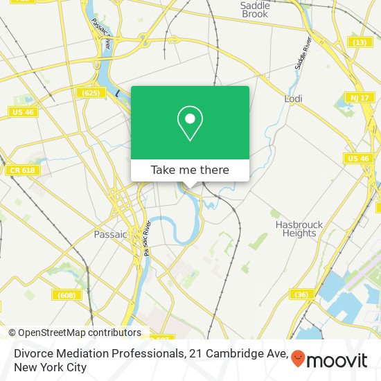 Divorce Mediation Professionals, 21 Cambridge Ave map