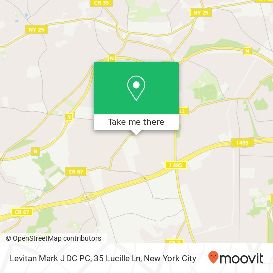 Mapa de Levitan Mark J DC PC, 35 Lucille Ln