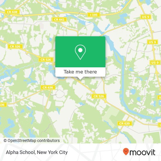 Alpha School map