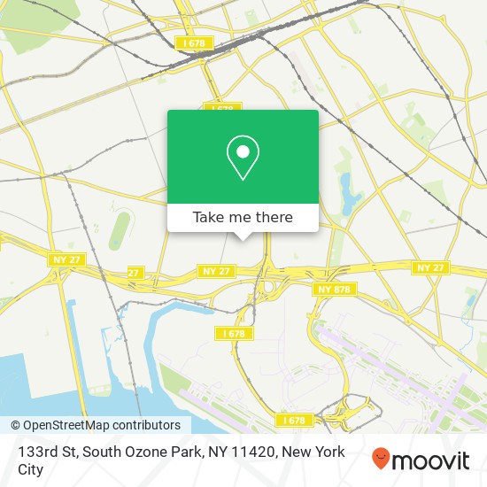 133rd St, South Ozone Park, NY 11420 map