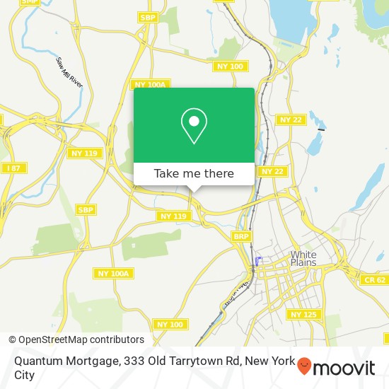 Mapa de Quantum Mortgage, 333 Old Tarrytown Rd
