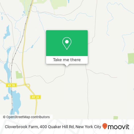 Cloverbrook Farm, 400 Quaker Hill Rd map