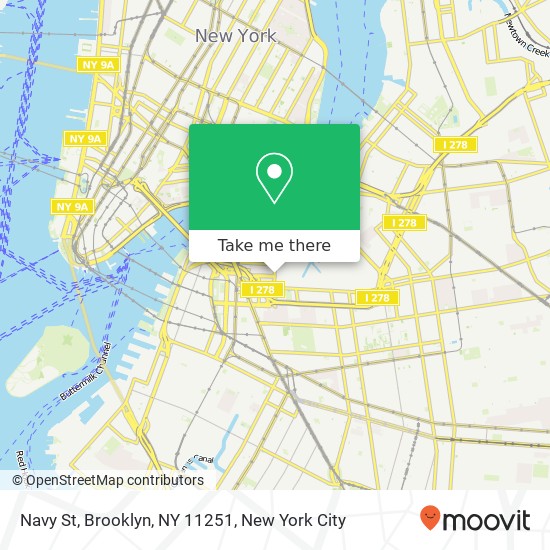 Navy St, Brooklyn, NY 11251 map