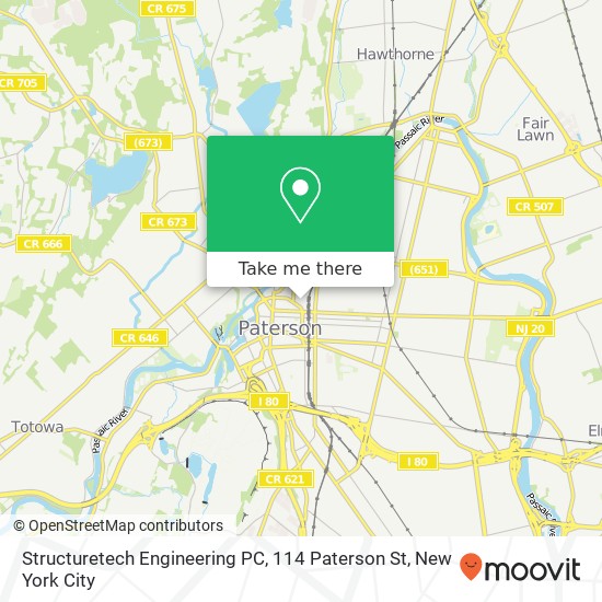 Structuretech Engineering PC, 114 Paterson St map