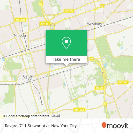 Mapa de Revgro, 711 Stewart Ave
