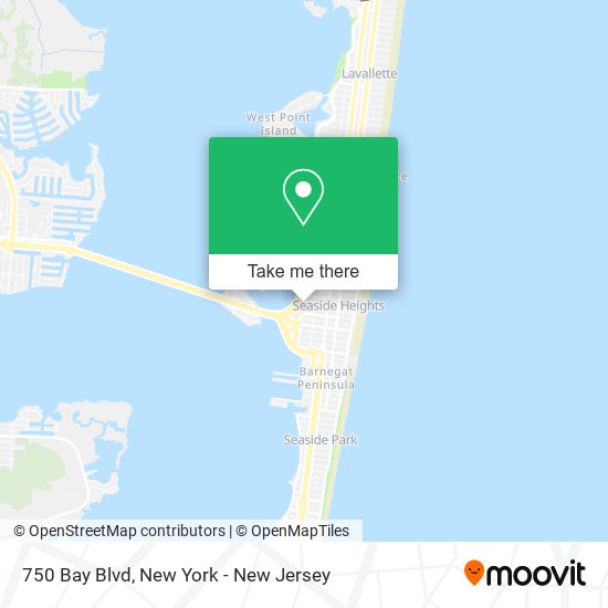 750 Bay Blvd map