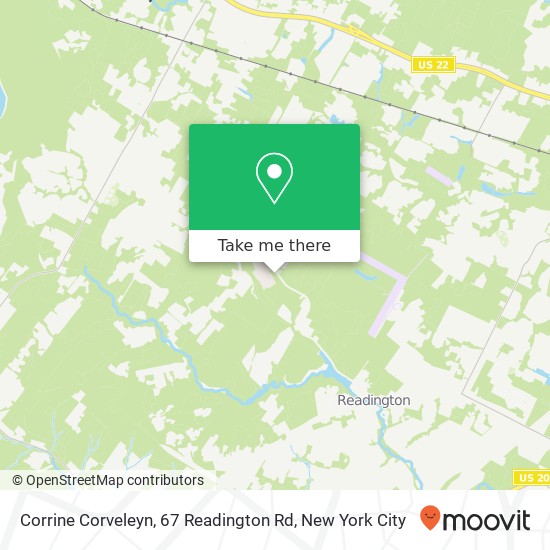 Corrine Corveleyn, 67 Readington Rd map