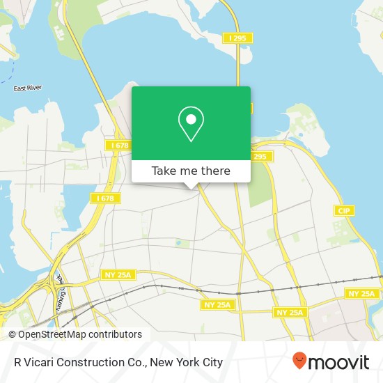 R Vicari Construction Co. map
