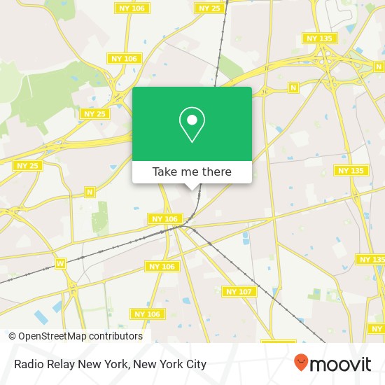 Mapa de Radio Relay New York