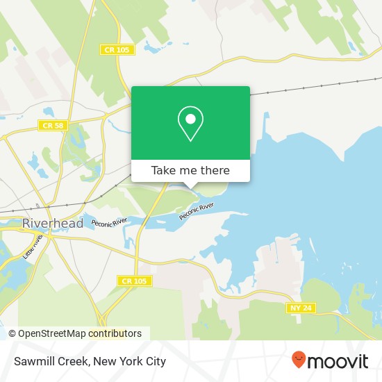 Sawmill Creek map