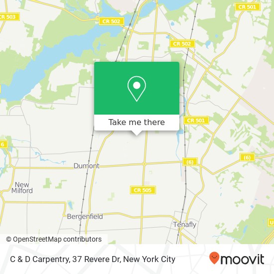 C & D Carpentry, 37 Revere Dr map