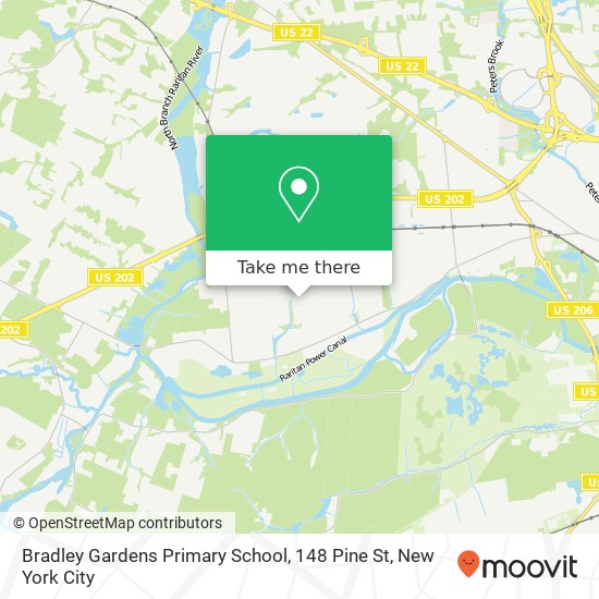 Bradley Gardens Primary School, 148 Pine St map