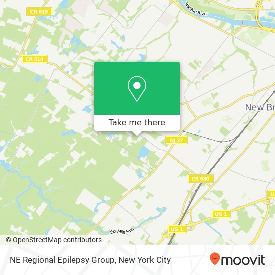 Mapa de NE Regional Epilepsy Group, 51 Veronica Ave