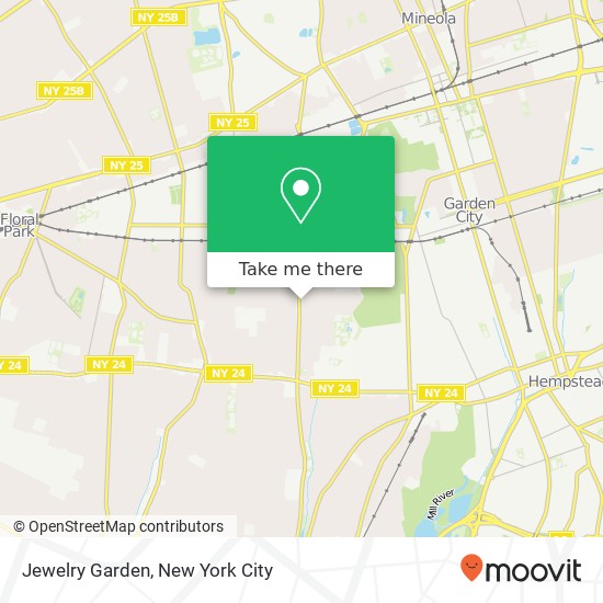 Mapa de Jewelry Garden, 332 Nassau Blvd S